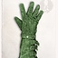 Rękawice skórzane Kandor zielone - Celtic Webmerchant