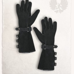 Leren handschoenen Kandor zwart - Celtic Webmerchant