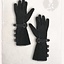 guantes de cuero negro Kandor - Celtic Webmerchant