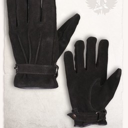 Gants en cuir noir de M. Hartwig - Celtic Webmerchant