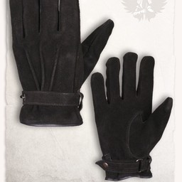 guantes de cuero negro Hartwig - Celtic Webmerchant