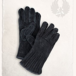 guantes de cuero negro Clemens - Celtic Webmerchant
