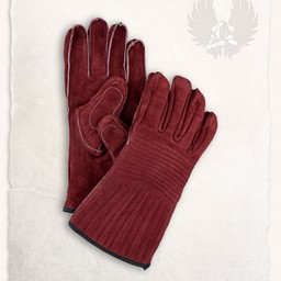 guantes de cuero burdeos Clemens - Celtic Webmerchant