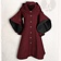 Mytholon Cappotto Lilian bordeaux nero - Celtic Webmerchant