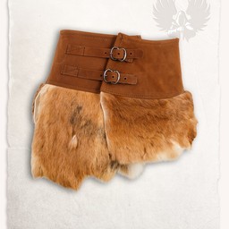 Karya fur skirt, brown - Celtic Webmerchant