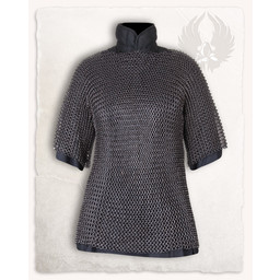 Haubergeon, negro, sin remaches 9 mm - Celtic Webmerchant