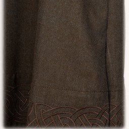 Hangeroc Alva herringbone motif brown - Celtic Webmerchant