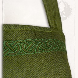 Hangeroc Alva herringbone motif green - Celtic Webmerchant