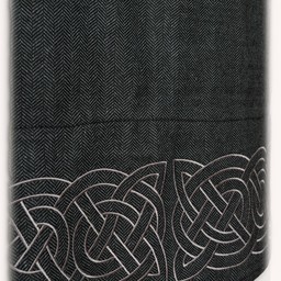 Hangeroc Alva herringbone motif black - Celtic Webmerchant