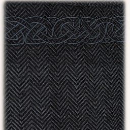 Hangeroc Alva herringbone motif black - Celtic Webmerchant