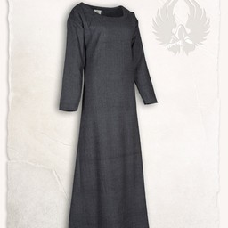 Lenora Viking dress black, herringbone motif - Celtic Webmerchant