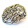 Viking fitting Midgard snake, silvered - Celtic Webmerchant