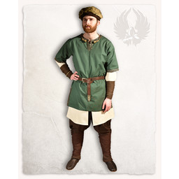 Medieval tunic Sigbert, green - Celtic Webmerchant