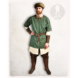 Medieval túnica Sigbert, verde - Celtic Webmerchant