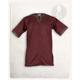 Medieval tunic Sigbert, red - Celtic Webmerchant