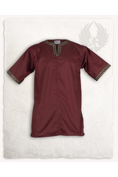 Medieval tunika Sigbert, rød - Celtic Webmerchant