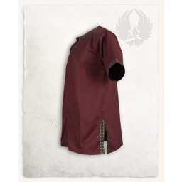 Medieval túnica Sigbert, rojo - Celtic Webmerchant