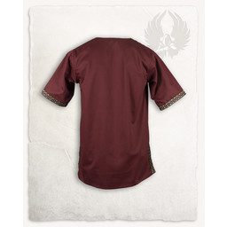 Medieval túnica Sigbert, rojo - Celtic Webmerchant