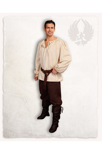 Pirate skjorte Rafael creme - Celtic Webmerchant