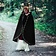 Leonardo Carbone Wool cloak Ceridwen, black - Celtic Webmerchant