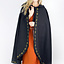 Wool cloak Ceridwen, black - Celtic Webmerchant