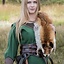 Średniowieczny pas Elena czarny - Celtic Webmerchant