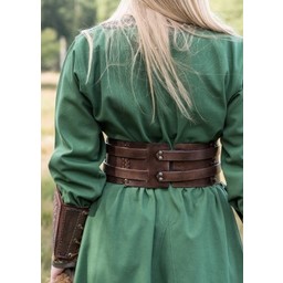 Middeleeuwse riem Elena, zwart - Celtic Webmerchant