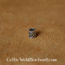 Viking beard bead with lozenge silver - Celtic Webmerchant