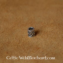 Viking beardbead de losanges argent - Celtic Webmerchant