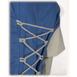 Middeleeuwse jurk Elodie, licht blauw/creme - Celtic Webmerchant