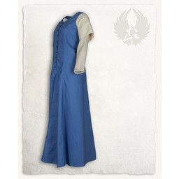 abito medievale Elodie, azzurro / crema - Celtic Webmerchant