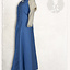 Middeleeuwse jurk Elodie, licht blauw/creme - Celtic Webmerchant