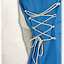 Middeleeuwse jurk Elodie, licht blauw/creme - Celtic Webmerchant