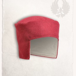 Renaissance kapelusz Rafael wełna, czerwony - Celtic Webmerchant