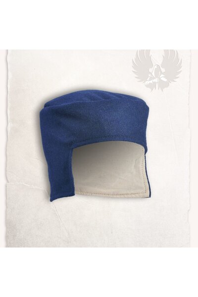 Renaissance hatt Rafael ull, blå - Celtic Webmerchant