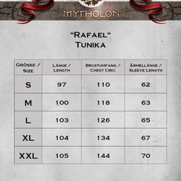 Cotehardie Rafael, noir - Celtic Webmerchant