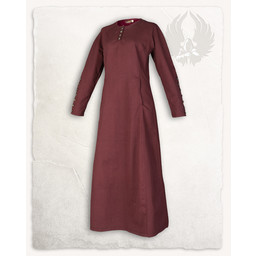 Medeltida klänning Jovina, röd - Celtic Webmerchant