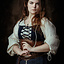 Medieval dress Leandra, dark blue - Celtic Webmerchant