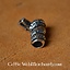 Viking Dragon beardbead argent - Celtic Webmerchant