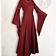 Mytholon Middeleeuwse jurk Lenora, rood - Celtic Webmerchant