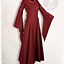 Vestido medieval lenora, rojo - Celtic Webmerchant