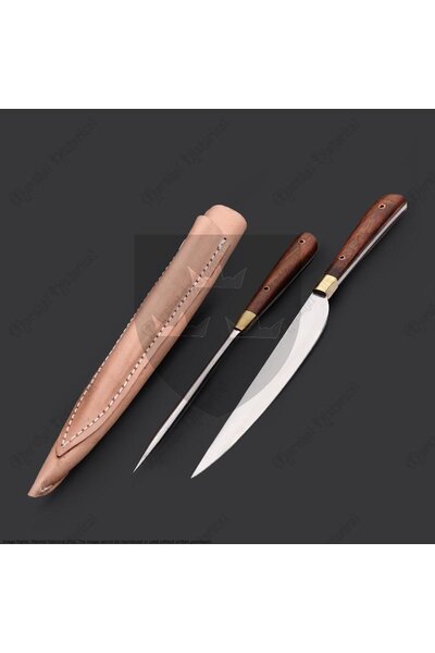 Medieval cutlery set, horn grip - Celtic Webmerchant