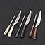 Medieval cutlery set, horn grip - Celtic Webmerchant