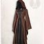 Middeleeuwse jurk Ophelia, bruin-zwart - Celtic Webmerchant