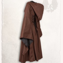 Robe médiévale ophélie, brun-noir - Celtic Webmerchant