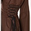 Abito medievale Ophelia, Brown-Black - Celtic Webmerchant