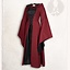 Middeleeuwse jurk Ophelia, rood-zwart - Celtic Webmerchant
