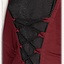 Medieval dress Ophelia, red-black - Celtic Webmerchant