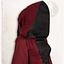 Robe médiévale Ophelia, rouge-noir - Celtic Webmerchant