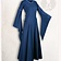 Mytholon Medieval dress Lenora, dark blue - Celtic Webmerchant